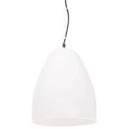 Industrialna lampa wisząca, 25 W, biała, okrągła, 32 cm, E27 Lumarko!