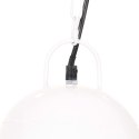 Industrialna lampa wisząca, 25 W, biała, okrągła, 32 cm, E27 Lumarko!