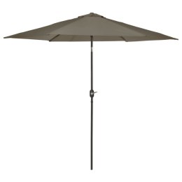 Parasol ogrodowy Tenerife, 300 cm, okrągły, szary Lumarko!