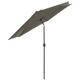 Parasol ogrodowy Tenerife, 300 cm, okrągły, szary Lumarko!