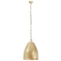 Industrialna lampa wisząca, 25 W, mosiężna, okrągła, 32 cm, E27 Lumarko!