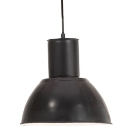 Lampa wisząca, 25 W, czarna, okrągła, 28,5 cm, E27  Lumarko!