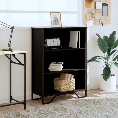 Regał, czarny, 80x31x106 cm, materiał drewnopochodny  Lumarko!