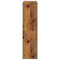 Regał, stare drewno, 100x33x125,5 cm, materiał drewnopochodny Lumarko!