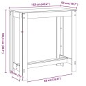 Stolik barowy, czarny, 102x50x103,5 cm, materiał drewnopochodny  Lumarko!