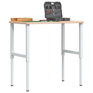 Stolik roboczy, 100x60x(71,5-98) cm, drewno dębowe, prostokątny  Lumarko!