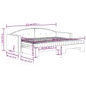 Sofa rozsuwana z materacami, ciemnozielona, 80x200 cm, aksamit Lumarko!