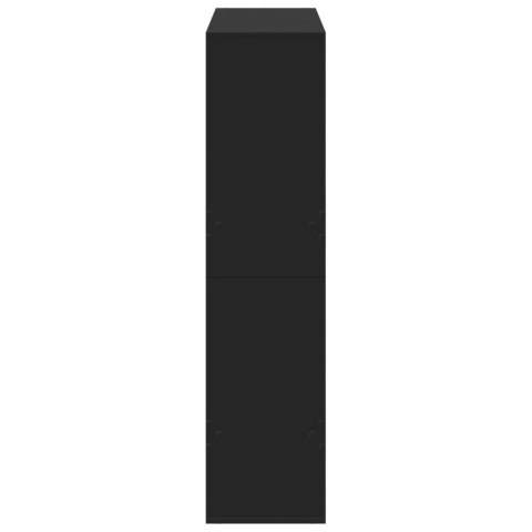 Regał/przegroda, czarny, 100x33x135 cm, materiał drewnopochodny Lumarko!