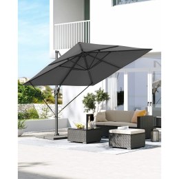 Parasol ogrodowy, 3 x 3 m, kwadratowy, wiszący parasol