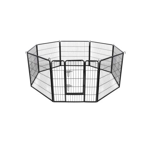 8-panelowy kojec dla zwierząt, żelazna klatka dla psa,
