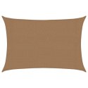 VidaXL Żagiel przeciwsłoneczny, 160 g/m², kolor taupe, 3x5 m, HDPE