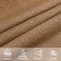  Żagiel przeciwsłoneczny, 160 g/m², taupe, 3,5x3,5x4,9m, HDPE Lumarko!