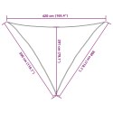  Żagiel przeciwsłoneczny, 160 g/m², czarny, 3x3x4,2 m, HDPE Lumarko!