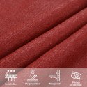  Żagiel przeciwsłoneczny, 160 g/m², czerwony, 4x4x5,8 m, HDPE Lumarko!