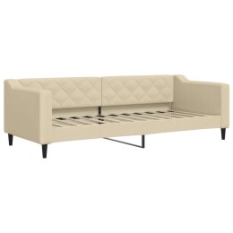 Sofa z funkcją spania, kremowa, 80x200 cm, obita tkaniną Lumarko!