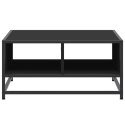 Stolik kawowy, czarny, 60,5x60,5x30 cm, materiał drewnopochodny Lumarko!