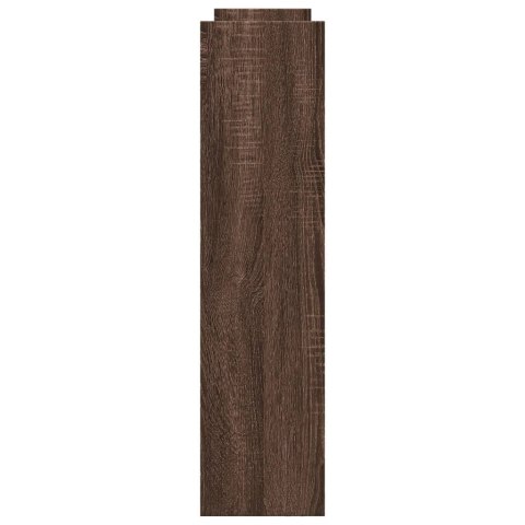 Wąski wózek pomocniczy, 4-poziomowy, brązowy dąb Lumarko!