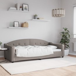 Sofa z funkcją spania, kolor taupe, 90x200 cm, obita tkaniną Lumarko!