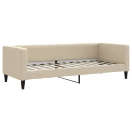 Sofa z funkcją spania, kremowa, 80x200 cm, obita tkaniną Lumarko!