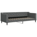 Sofa rozsuwana z materacami, ciemnoszara, 80x200 cm, tkanina Lumarko!