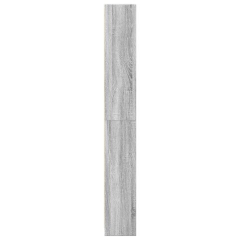 Regał, szary dąb sonoma, 40x24x176 cm, materiał drewnopochodny Lumarko!