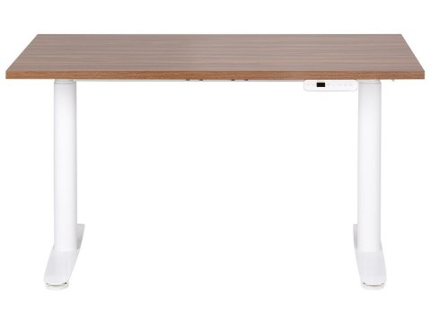 Biurko regulowane Elektryczny 120 x 72 cm Ciemne drewno DESTINAS