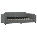 Sofa rozsuwana z materacami, ciemnoszara, 100x200 cm, tkanina Lumarko!
