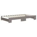 Sofa rozsuwana z materacami, kolor taupe, 100x200 cm, tkanina Lumarko!