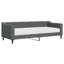 Sofa z materacem do spania, ciemnoszara, 80x200 cm, tkanina Lumarko!