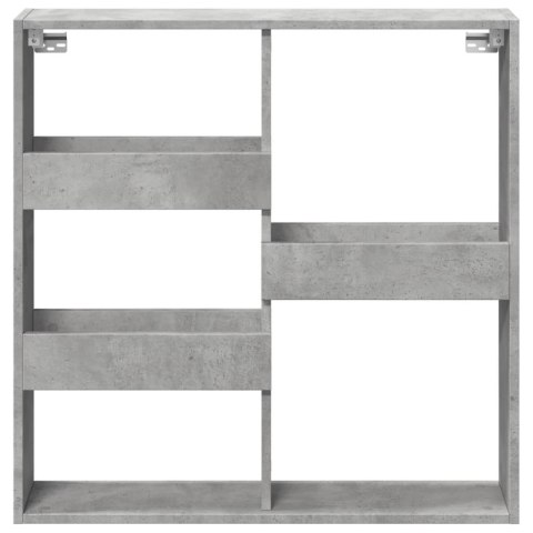 Szafka ścienna, szarość betonu, 80x15x80 cm Lumarko!