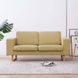 2-osobowa sofa tapicerowana tkaniną, zielona Lumarko!