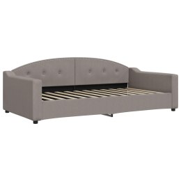 Sofa z funkcją spania, kolor taupe, 100x200 cm, obita tkaniną Lumarko!