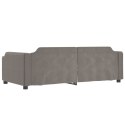 Sofa rozsuwana z szufladami, taupe, 80x200 cm, tkanina Lumarko!