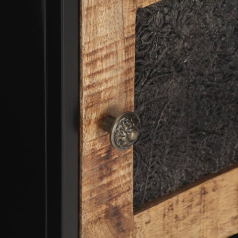 Szafka pod TV, 120x30x40 cm, surowe drewno mango Lumarko!