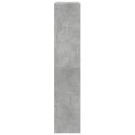 Regał przegroda, 4 poziomy, szarość betonu, 143,5x29x143,5 cm Lumarko!