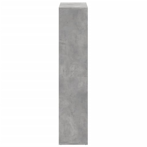 VidaXL Regał przegroda, szarość betonu, 69,5x29x137,5 cm