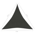 Żagiel przeciwsłoneczny, 160 g/m², antracytowy, 4x4x4 m, HDPE Lumarko!