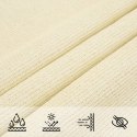  Żagiel przeciwsłoneczny, 160 g/m², kremowy, 2x4,5 m, HDPE Lumarko!