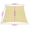  Żagiel przeciwsłoneczny, 160 g/m², beżowy, 4/5x3 m, HDPE Lumarko!