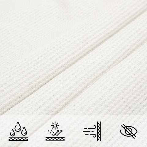  Żagiel przeciwsłoneczny, 160 g/m², biały, 3,5x4,5 m, HDPE Lumarko!