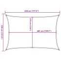  Żagiel przeciwsłoneczny, 160 g/m², biały, 3,5x4,5 m, HDPE Lumarko!