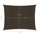  Żagiel przeciwsłoneczny, 160 g/m², brązowy, 2,5x4 m, HDPE Lumarko!