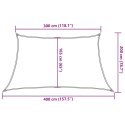  Żagiel przeciwsłoneczny, 160 g/m², jasnozielony, 3/4x2 m, HDPE Lumarko!