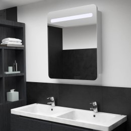 Szafka łazienkowa z lustrem i LED, 68 x 9 x 80 cm Lumarko!