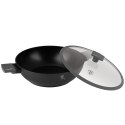 WOK TYTANOWY Z POKRYWĄ 30cm BERLINGER HAUS BH-8125 ANTRACIT