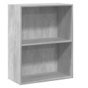 2-poziomowy regał, betonowy szary, 60x30x76,5 cm, płyta wiórowa Lumarko!