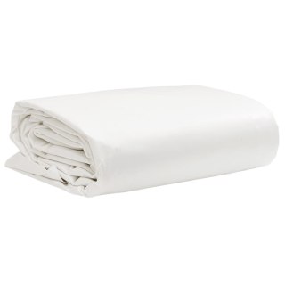 VidaXL Plandeka, biała, 5x8 m, 650 g/m²