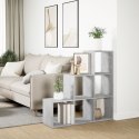 Regał przegroda, 3 poziomy, szarość betonu, 99x29x99 cm Lumarko!