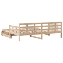 Sofa rozsuwana z szufladami, bez materaca, 90x190 cm Lumarko!
