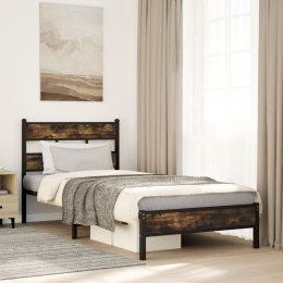 Łóżko z wezgłowiem, bez materaca, dąb sonoma, 100x200 cm Lumarko!